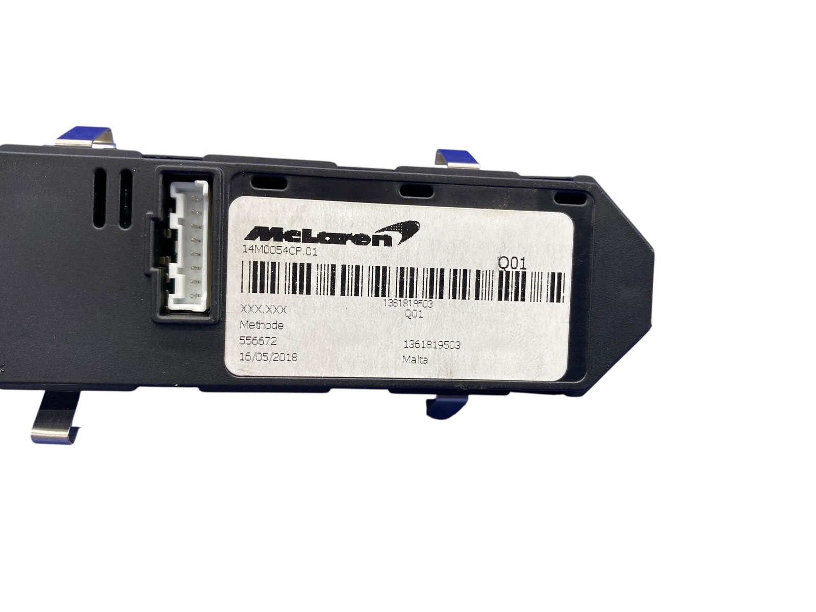 2018-2023 MCLAREN 720S FRONT LEFT DOOR TOW SWITCH PANEL BLACK 14M0054CP OEM