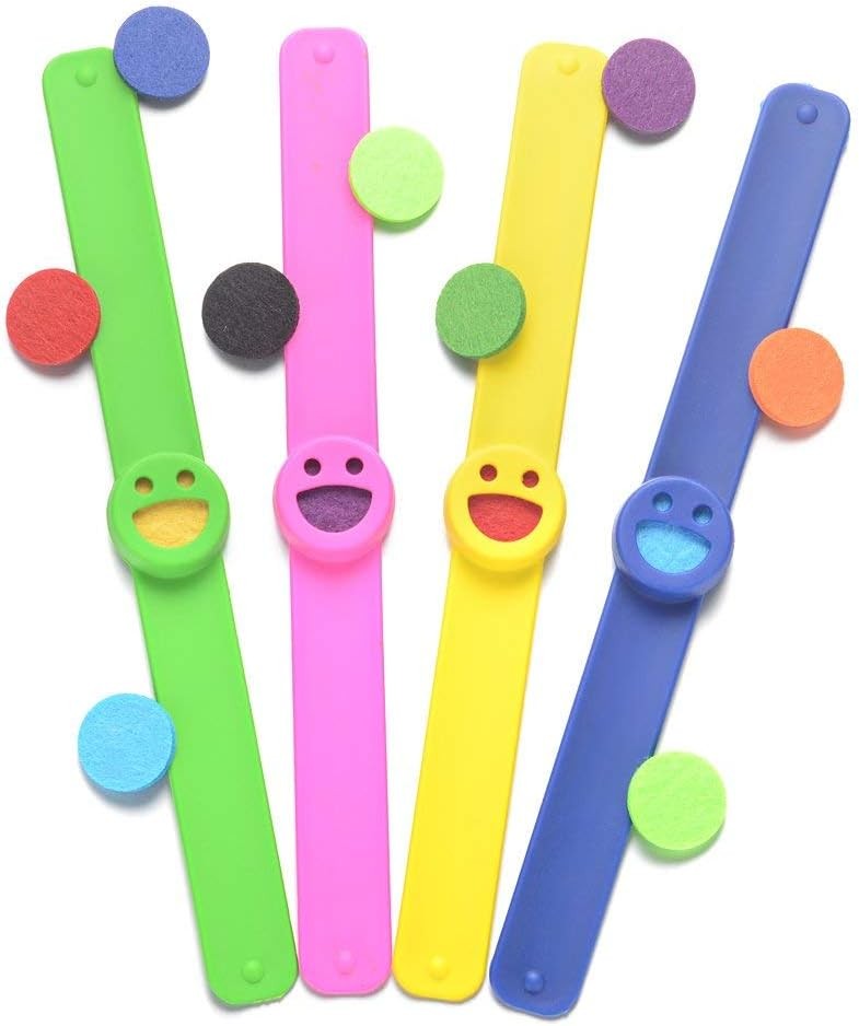 Diffuser Bracelets Kit,4-pack Eco-friendly Silicone Wristban
