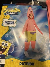 Halloween Costume Girl SpongeBob Patrick Large 10-12 New
