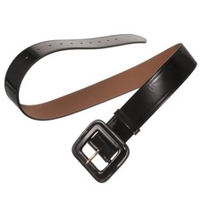 Fashion Belt Wide for Women Lady Dress Accessories Belts Black Shiny