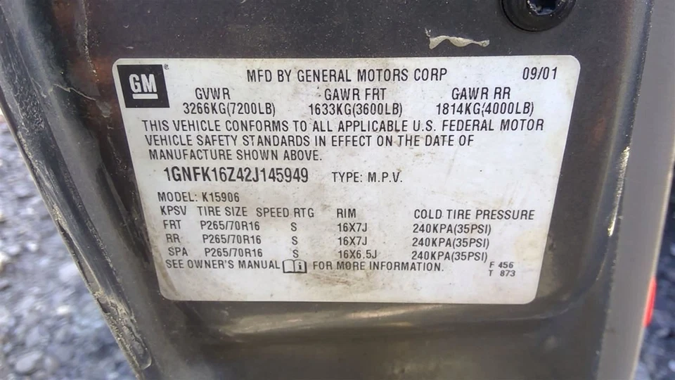 Motor de arranque compatible con camioneta Sierra 1500 99-02 1959376 Foto 3 de 4