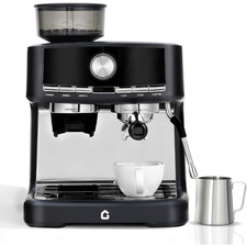 Stainless Steel Espresso Machine with Grinder...