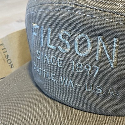 Filson Cotton Canvas 5 Panel Cap - New With Tags - Rugged Tan