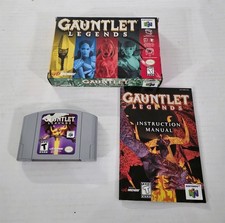 B-31 AUTHENTIC ORIGNAL VINTAGE NINTENDO N64 GAUNTLET LEGENDS W/ ORIGINAL BOX