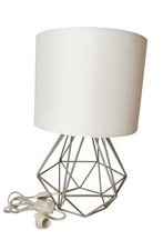 Image of Modern  - Chrome Base White Lamps