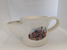 Vintage Wade Ceramic Shaving Scuttle Mug with Steam Roller by Aveling 1893 (S9)