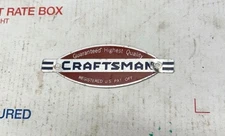 Atlas Craftsman Metal Lathe Vintage Toolbox Chest Cart Logo Emble Drill Press 