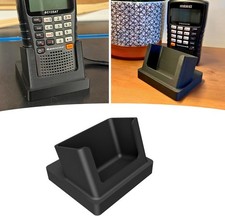 Stand for Bearcat BC125AT BCD325P2 - Secure Desk Mount Handheld UHF Black