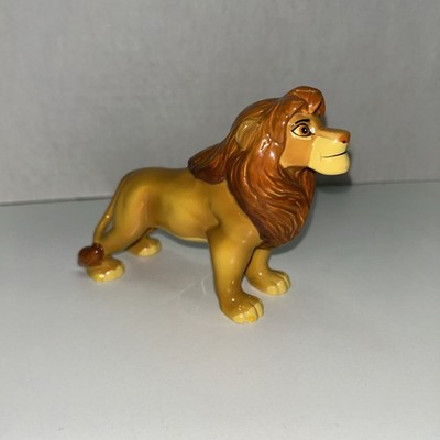 Schmid Lion King Mufasa Porcelain Figure 5.5  Long 4.5  Tall READ