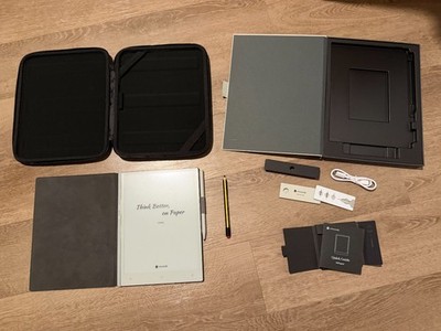 Viwoods AiPaper 10.65'' eink Tablet w/ 2 Pens, Padded Case, Original Box Bundle