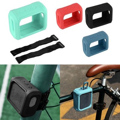 Compact and Lightweight Silicone Case for JBL GO3 Speaker Perfect for Cyclists