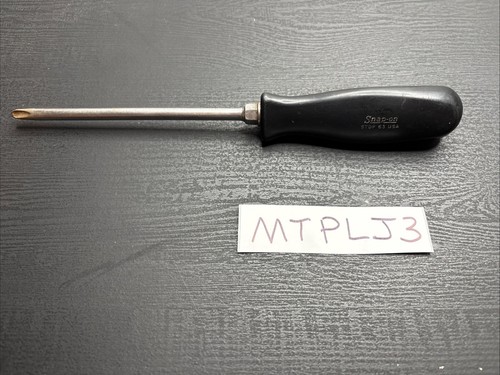 Snap On Tools VINTAGE STDP63 #3Phillips Tri-Lobe Triangle Black Screwdriver