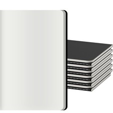 XYark 12 Pack Blank Notebook Journals Bulk, Plain, 60 Pages, 5.5x8.3 inch, A5...
