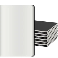 XYark 12 Pack Blank Notebook Journals Bulk, Plain, 60 Pages, 5.5x8.3 inch, A5...