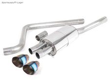 Milltek Sportauspuffanlage VW Polo 6 GTI Typ AW 2x90mm rund Titan burned