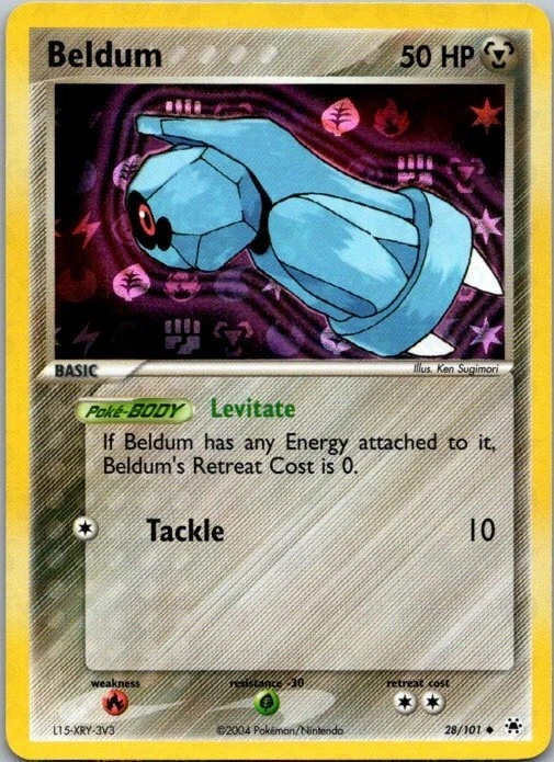 Pokemon Hidden Legends Beldum 28/101 Reverse Holo NM