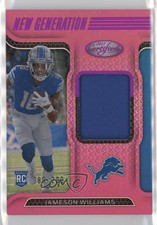 2022 Certified New Generation Jerseys Mirror Pink 80/299 Jameson Williams 0e3p