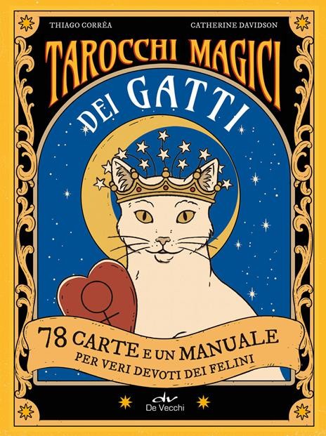 Libri Corrêa Thiago / Davidson Chaterine - Tarocchi Magici Dei Gatti. 78 Carte E - Immagine 3
