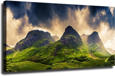 Scottish Nature Landscape Canvas Wall Decor Art Painting Prints Posters