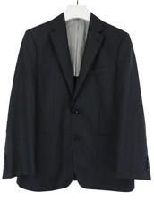 MARIO BARUTTI CoolLino by Barutti Blazer Men's UK 40 Striped Single-Breasted