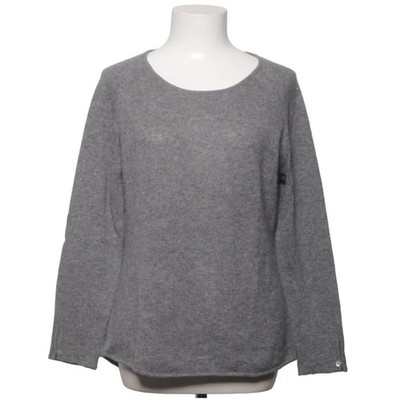 Mrs & Hugs, Strickpullover, Größe: M, Grau, Kaschmir, Einfarbig, Feinstrick #Y0e