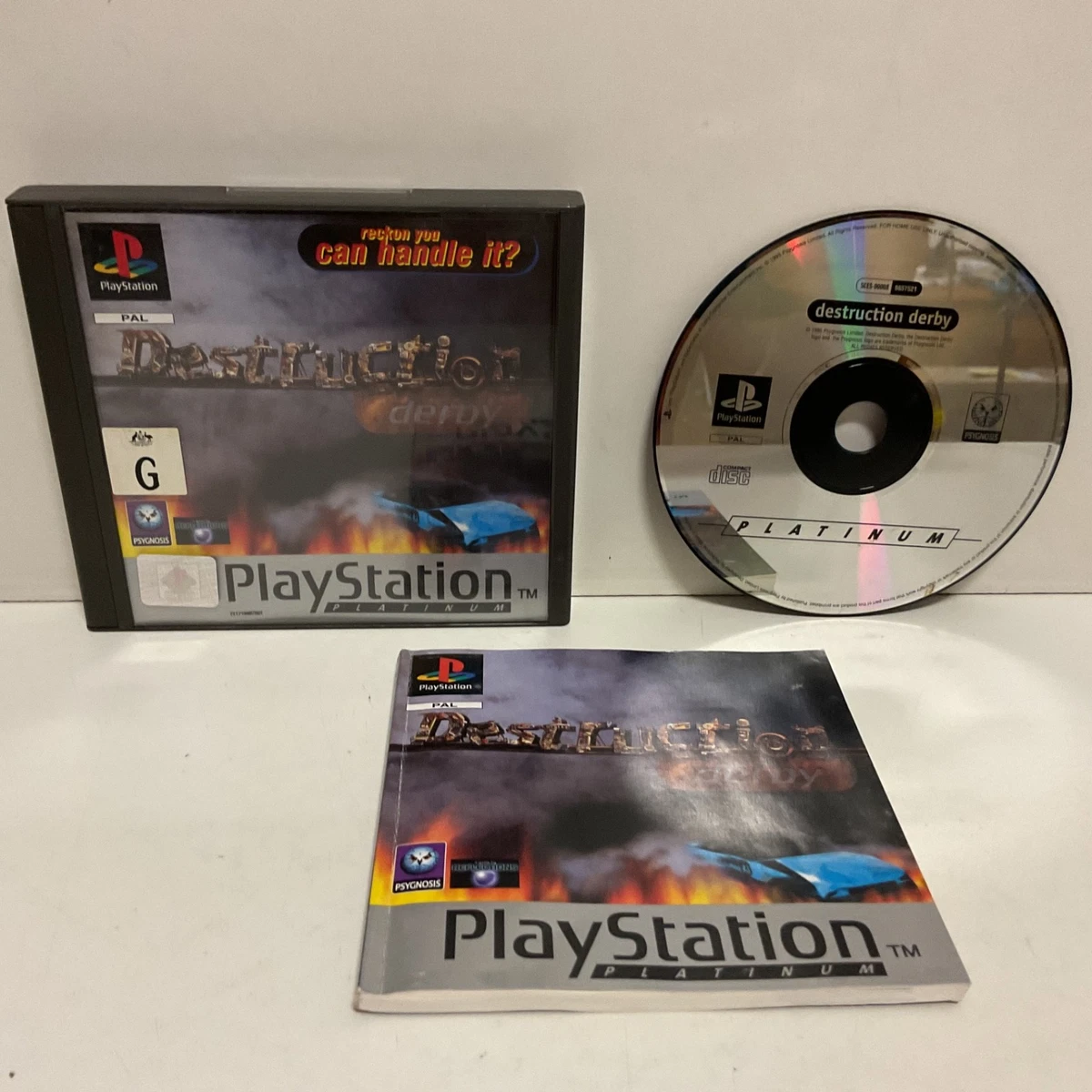 Jeu Destruction Derby Arenas Beta PS2 - Version Promo PAL, Bon état, Course Et Crash