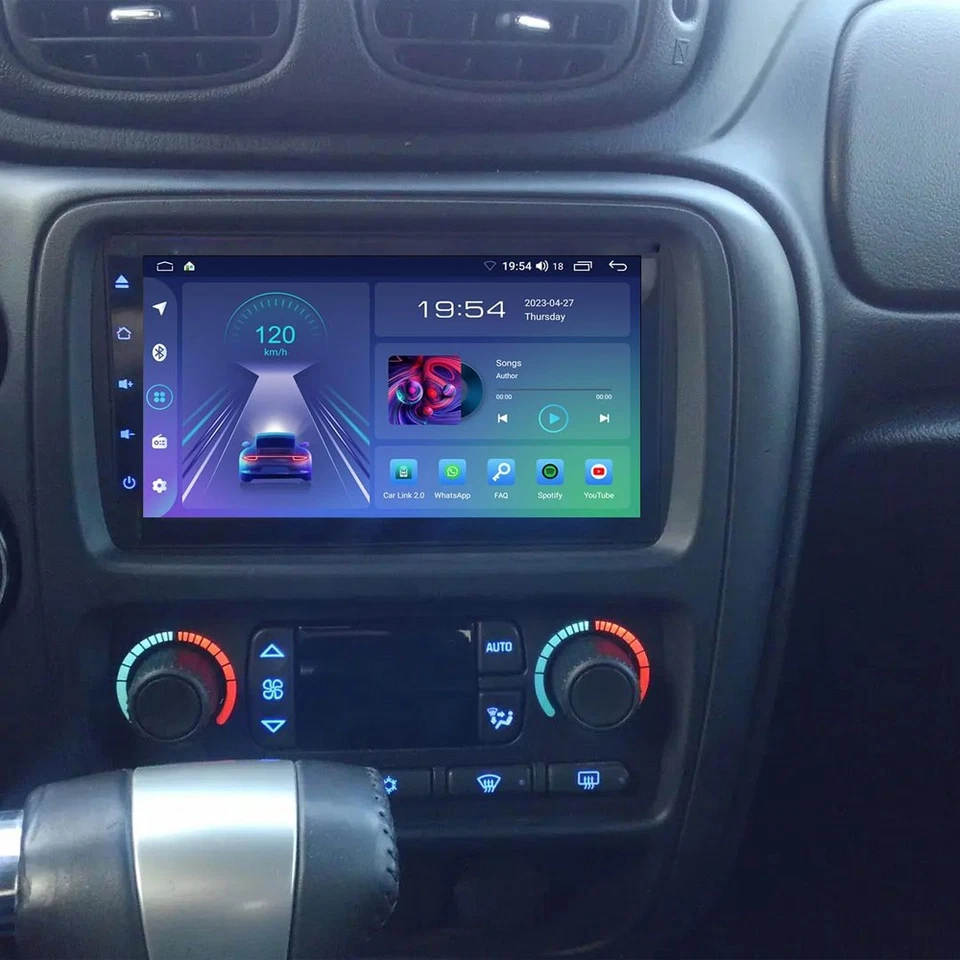 Stereo Radio Android15 Nav GPS For 2002-2009 Chevrolet Trailblazer Apple Carplay - Imagen 2 de 4