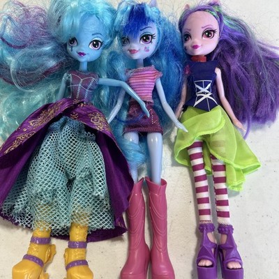 MLP Equestria Girls My Little Pony Fashion Doll Lot Of 3