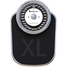 Adamson A28 Bathroom Scales - Up to 550lb, Heavy Weight, Anti-Skid Rubber Sur...