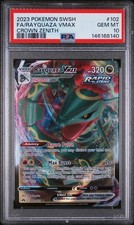 Rayquaza VMAX 102 Pokémon TCG 2023 Ultra Rare Holo Crown Zenith PSA 10 Gem Mint
