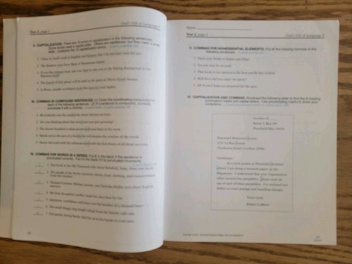 God's Gift Of Language C Grade 6 Student Tests & Quiz Book, Teacher Answer Key - Picture 9 of 11