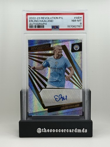 Erling Haaland #A-EH 2022 Panini Revolution Premier League Autographs card