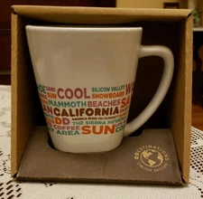 Limited Edition 2016 DD Dunkin Donuts Destinations Series California Coffee Mug