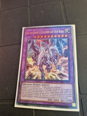 Blue-Eyed Explosion Twin Dragon LCKC fr038 Ultra Rare VF