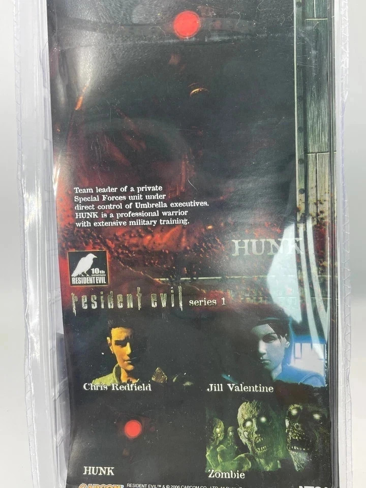 7" NECA Resident Evil Hunk 10th Anniversary Action Figure Collection 1:12 New