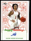 2023 Leaf Happy Holidays Autograph #BA-JHS Jalen Hood Schifino