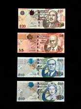 Bahamas Banknote LOT * 2005-2010 Bahamian 5 10 20 DOLLAR Banknotes MIXED LOT