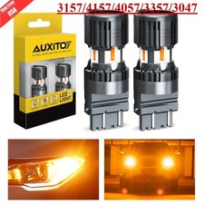 Auxito 3157 3155 Amber Led Turn Signal Parking Light Bulb Drl Error Free Canbus