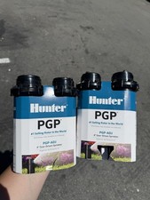 2x Hunter PGP-ADJ 4” Gear Driven Pop-Up Sprinkler - Black (2 Pack) - 4 Total