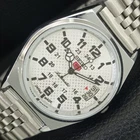 VINTAGE REFURBISHED SEIKO 5 AUTOMATIC JAPAN MENS SILVER DIAL WATCH a443847-1