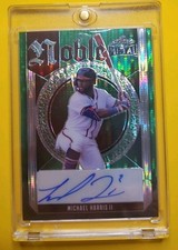 2023 LEAF METAL GREEN ROOKIE AUTO 1/1 MICHAEL HARRIS JR II ATLANTA BRAVES MINT ⭐