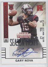 2015 Panini Contenders Draft Picks Auto Gary Nova #185 Auto 0c2