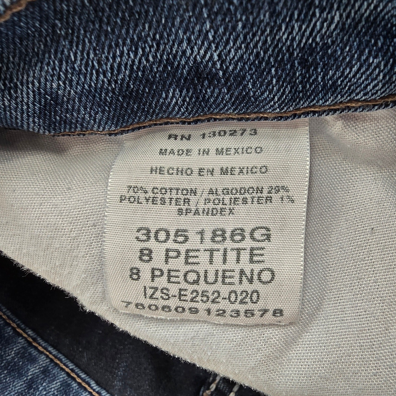 Lee Blue Relaxed Fit Denim Jeans Pants 8 Petite image 7
