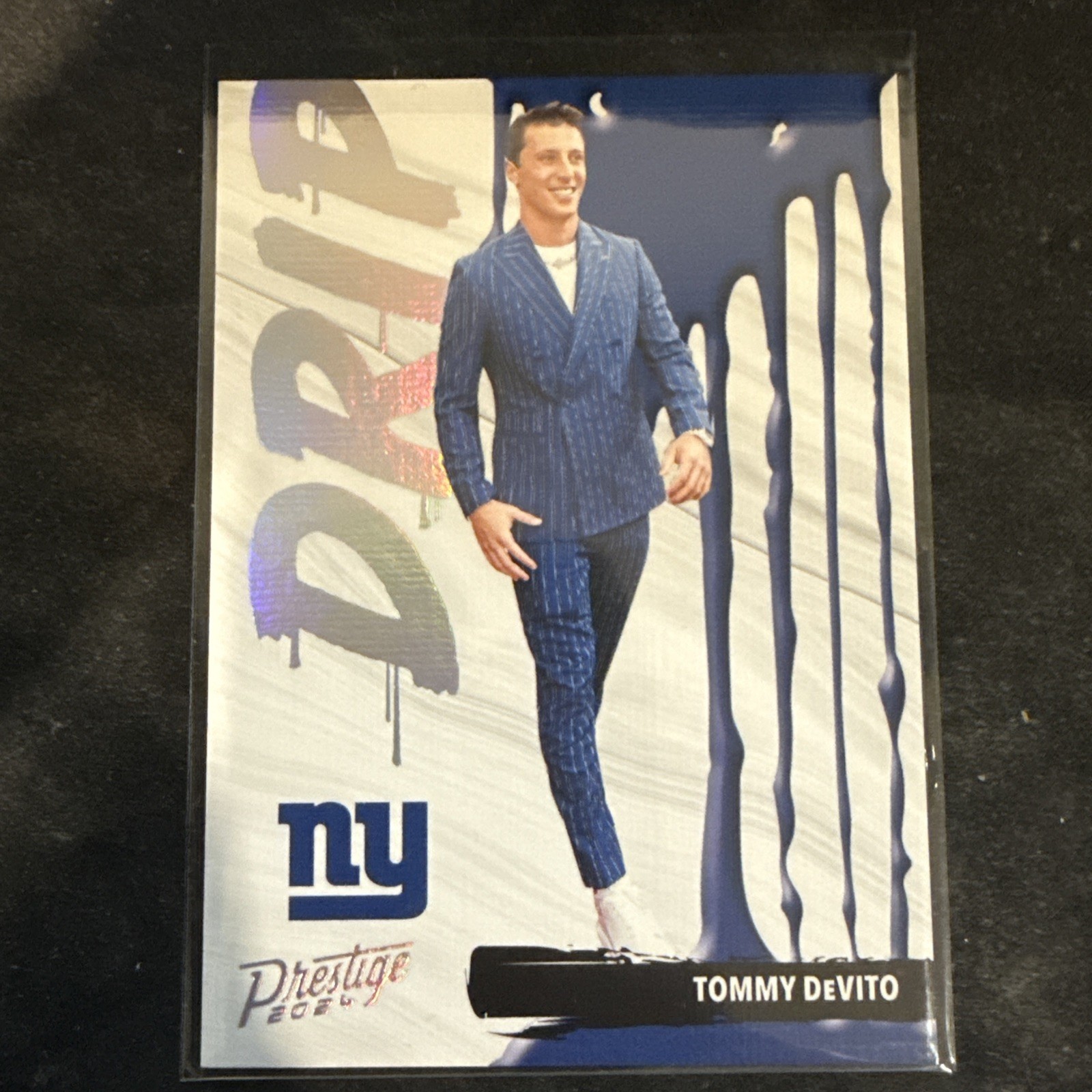 Tommy DeVito 2024 Prestige Drip Case Hit SSP New York Giants