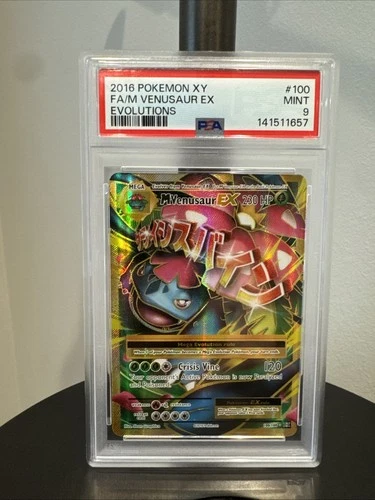 2016 Pokémon Xy Evolutions M Venusaur Ex #100 PSA 9