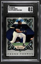 1994 Donruss #37 Frank Thomas Elite Series #/10000 SGC 8 POP 1 Chicago White Sox