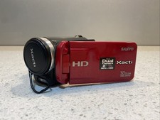 Sanyo Xacti VPC-TH1EX 30x optical zoom Camcorder - Red
