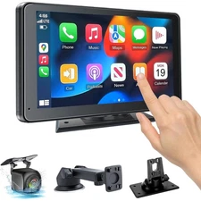 Wireless Carplay Android Auto 7-inch Touchscreen Bluetooth FM Mirror Link