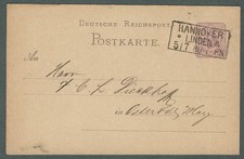 DR, 5.7.80, Ra3 "Hannover * Linden a 5/7 80 7-8N", PK nach Osterode Harz