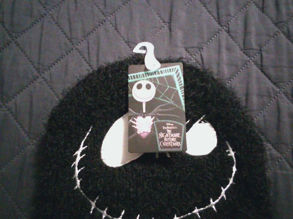 NEW Nightmare Before Christmas Fuzzy Laplander Hat Winter Pig Tail Beanie Cap - Image 3 of 4